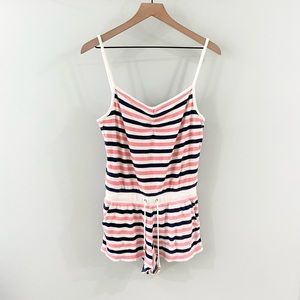 Juicy Couture Striped Terry Romper Size XS